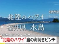 「夏のかき入れ時に間に合わない」“北陸のハワイ”「水島」の海開きピンチ！旅客船の運航許可下りず島に渡れない「水島が全てなので」周辺旅館から悲鳴　福井