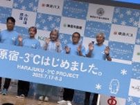 原宿に“避暑地”「涼」のおもてなし　花王「−3度」プロジェクト開始