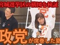 参政党が議席数を大幅に伸ばし席巻した参院選　宮城選挙区では何が？　新興勢力が変えた選挙の構図を検証