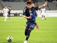 サッカー日本代表、大関友翔のイメージは「憲剛さん」。憧れの先輩を意識したワンプレーとは【E-1選手権】