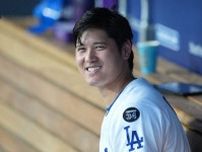 大谷翔平が“ポンポン”　衝撃弾の直後…嬉しそうな同僚、X胸キュン「可愛いな」