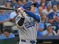 大谷翔平、豪快38号でリーグトップ独走　7戦6発の量産…10本目の先頭打者弾に敵地騒然