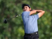 金谷拓実 「64」で3打差5位浮上 久常涼、大西魁斗は予選落ち