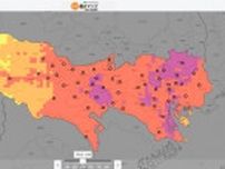 暑さ危険エリアが丸わかり。「東京都暑さマップ」をチェック