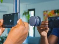 軽くひねるだけでスマホ・タブレットを固定する吸盤式スタンド「MirrorPlay」