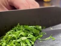 箸が止まらなくなりそう…　大葉を刻み、ちくわをカットしたら？「絶対においしいと思った」
