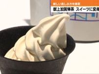 加賀棒茶のソフトクリーム発表会