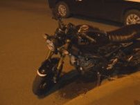 札幌市中央区の交差点で、乗用車とバイクが出会い頭に衝突　バイクの20代男性が軽傷　乗用車側に一時停止の標識