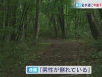 「男性が倒れている」遊歩道のそばで年齢不詳の男性の遺体発見　衣服の一部を身に着けていない状態　札幌市南区
