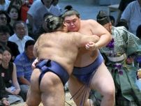 新横綱・大の里、高安を退け２敗を守る「しっかり集中して相撲を取れた」