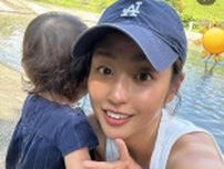 岡副麻希アナ、「夏を満喫〜！」愛娘との親子ショットがすてき！ファンは成長に驚き「大きくなりましたね」