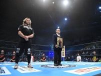 ウルフアロンもハルク・ホーガンさんへ黙とう…新日本プロレス大田区大会で追悼１０カウントゴングをささげる