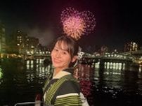 テレ東・藤井由依アナ、浴衣姿でＤＡＩＧＯとのツーショット披露に「最高のシチュエーション」の声