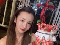 「まだまだ若い！」３４歳になった板野友美、キャミ姿で巨大ケーキとパシャリ！「かわいすぎるよぉ」