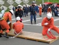 全道大会を前に救助の技術披露　釧路管内の消防隊員