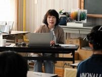被爆2世森河さん、母の体験語る　北見の中学で平和講演会