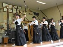 弓道部　全国へ一射入魂　網走南ケ丘高　31日から高校総体