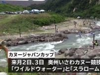 国内トップ選手が集結　カヌージャパンカップが8月2日・3日に岩手・奥州市で開催　ワイルドウォーターとスラロームの2種目　県勢も6人エントリー