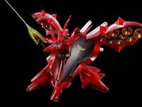 逆襲のシャアより「HG ナイチンゲール」がクリアカラーでガンプラ化！MA並みの赤い巨躯が見栄えバッチリ