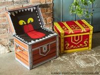『ドラクエ』宝箱や「ひとくいばこ」デザインの収納BOXが楽しい！取っ手付きで持ち運びにも便利