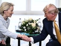 米、ＥＵに関税１５％＝市場開放・巨額投資で合意