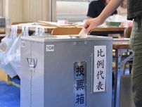 ＜2025年参院選＞熊本県内でも投票進む