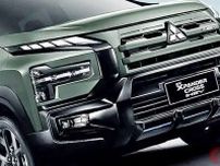 三菱「7人乗り“SUV”ミニバン」実車公開！ タフ顔×全長4.5m級の「ちょうどイイサイズ」！ 高性能ハイブリッドもある「エクスパンダークロス“プレイ”」タイ仕様がスゴかった！