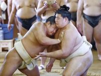 両横綱が出稽古、猛暑の中で対決　豊昇龍、大の里に3勝1敗