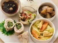 ポン酢ベースのたれでさっぱり味わう「丸ごとねぎの肉巻きプレート」【包んで蒸すだけレシピ】