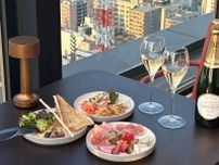 大阪・難波のホテルで、地上１３５ｍの超高層絶景ビアガーデン…万博花火も見えた！？