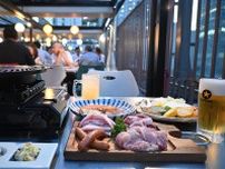 穴場？ 梅田の大阪駅前ビル屋上に「ビアガーデン」発見、ハイボールは２０種以上も