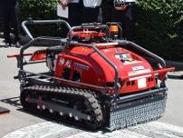 日本初の自動運転草刈り機発売　タブレットで走行ルート作成　愛媛
