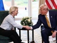 米EU関税合意、自動車含め15％　トランプ氏「史上最大の取引」