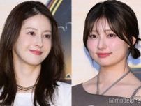 吉川愛、お揃いジュラシックTを肩出しアレンジ 松本若菜は“シリーズ初の役”吹替回顧【ジュラシック・ワールド／復活の大地】