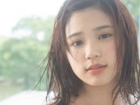 「グラぱらっ！」矢野ななか、ふんわり美バスト披露 濡れ髪で色気放出