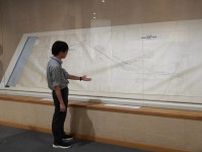 琵琶湖博物館で川の古地図展示　古地図から防災の歴史を読み解く