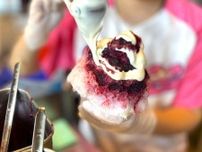 浜松・ニコエで「かき氷甲子園」　47都道府県から50種類、和栗の新作も