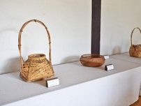 東大阪・旧河澄家で竹細工工芸展　「蜻蛉池公園夢の森つくり隊」の作品展示