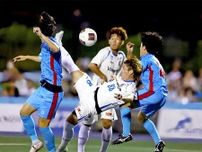 南葛SCがホーム奥戸で競り勝つ　大前選手が劇的オーバーヘッドキック