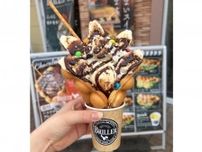 川越・縁結び横丁に米粉生地のエッグワッフル専門店「ブリエ」