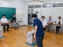 行田の高校に期日前投票所　県内初の試み、見学者も