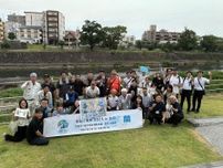熊本・白川で「水辺で乾杯」　7月7日7時7分に乾杯　利活用も考える