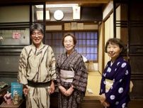 与謝野町・ちりめん街道で「ゆかたでぶらり」　街道沿いをあんどんで照らす