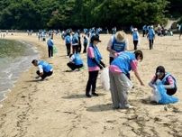 下松・笠戸で環境学習イベント　稚魚放流や清掃活動、20団体300人参加