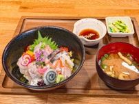 【新店】道の駅となりにオープンしたレストラン＆お土産店。一本釣り漁師から仕入れた鮮魚が豪快に乗った日替わり海鮮丼！｜島根県江津市