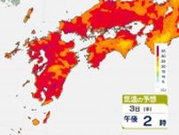 長崎県内で今年初の猛暑日に　3日も5日間連続となる熱中症警戒アラート
