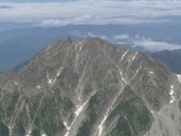 頭部から出血、自力で歩けない状態　北アルプス奥穂高岳で滑落　ヘリコプターで救助　東京都の69歳男性が重傷