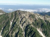 北アルプス白馬岳で落石を受ける　茨城県の29歳男性が右手にけが　ヘリコプターで救助