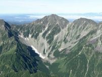 約100メートル転落か　北アルプスで遭難相次ぐ　奥穂高岳で70代男性が滑落死　槍ヶ岳の熟達者向けコースでは52歳男性が行動不能で救助　