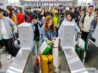 中国の地域をまたぐ人の移動、24年は1日平均約1億8千万人